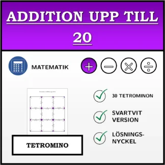 Tetromino: Addition upp till 20