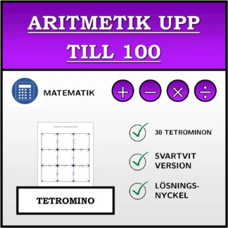 Tetromino: Aritmetik upp till 100