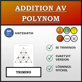 Trimino: Addition av polynom