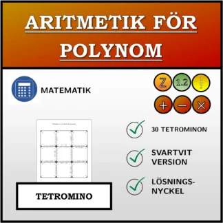 Tetromino: Aritmetik för polynom