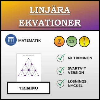 Trimino: Linjära ekvationer