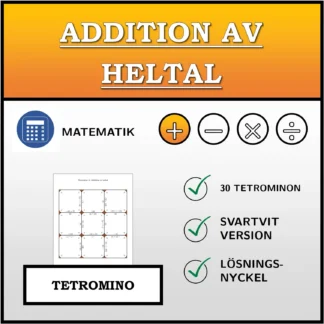 Tetromino: Addition av heltal