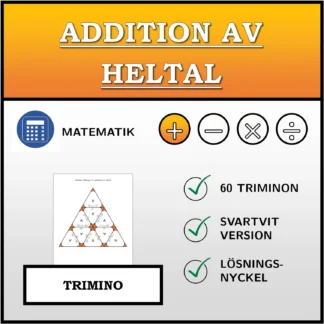 Trimino: Addition av heltal