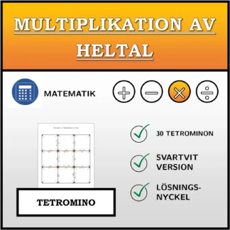 Tetromino: Multiplikation av heltal