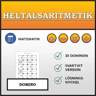 Domino: Heltalsaritmetik
