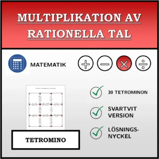 Tetromino: Multiplikation av rationella tal