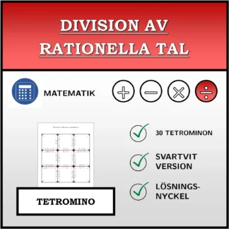 Tetromino: Division av rationella tal