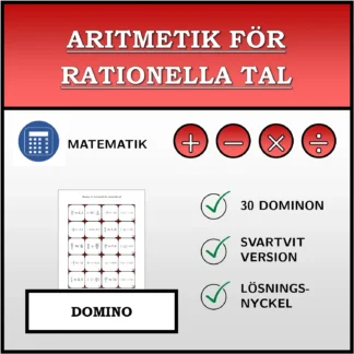 Domino: Aritmetik för rationella tal