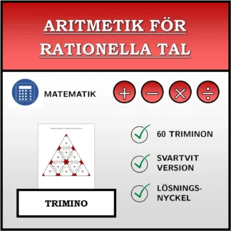 Trimino: Aritmetik för rationella tal