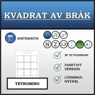 Tetromino: Kvadrat av bråk